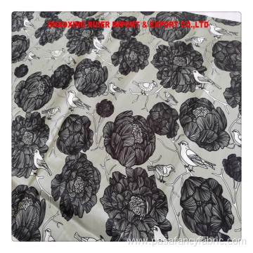 wholesale flower chiffon printed fabric textiles